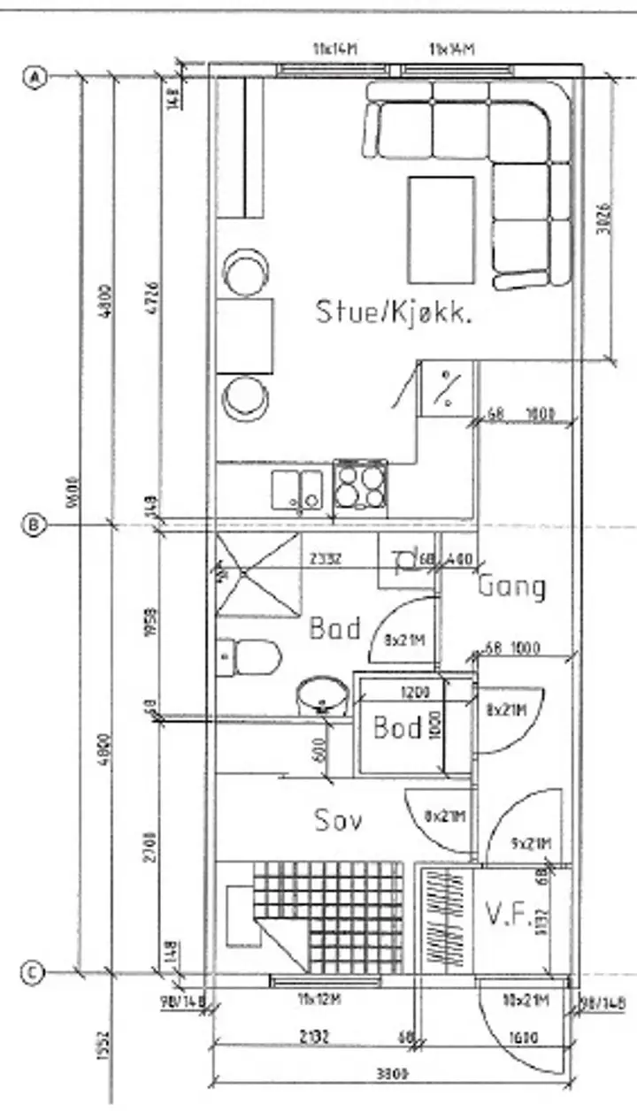 Plantegning type 1